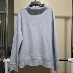 Tahari Women's Soft Blue Cowl neck Sweater 100% 2 Ply Cashmere